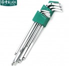 Good Quality 9PCS S2  Hex Wrench Allen Key Socket Hexagonal Wrenches Set Spanner For repair bicycle Hand tool set