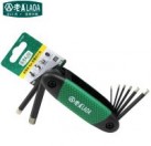 8 in 1 Folding  Corundum Hex Wrench  Mini Repair Pocket Folding Tool Cycling Multi Repair Tools Kit Wrench