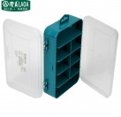 PP Material 13 Grids double open Storage Box Transparent Plastic Jewelry Case Tool box Toolbox Boxes