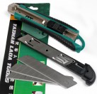 3 Blades Office tool rubber grip handle knife blade utility knife Snap-Off Knife Cutter