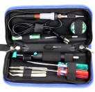 12PCS Electric Soldering Iron Set With Screwdrivers Tweezers Tin Wire Soldering Paste For Repairing PC Cellphone Laptop