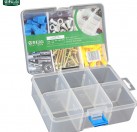 PP Material 6 Grids Storage Box Transparent Plastic Jewelry Case Tool box Toolbox Boxes