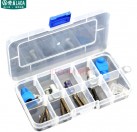 PP Material 10 Grids Small  Storage Box Transparent Plastic Jewelry Case Tool box Toolbox Boxes
