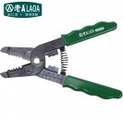 Green 7 in 1 Multifunction Wire Striper Cable CutterCrimping Pliers Electric Wire Shearing Cutting Hand Tool