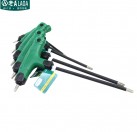 T10 Good Quality T Shape S2 SiC Corundum Hex Screwdriver Prolong Rod Six Angle Screwdrivers Hand tools set