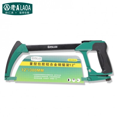 12Inch Heavy Duty  Rubber Wrapped Aluminum Alloy Steel Saw Frame Garden Hand Saw Hand Rip Saws