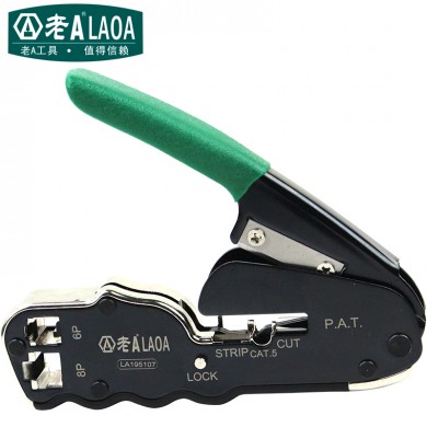 6 P / 8 P Jaringan Crimping Plier Networking Tools Portable Multifunctional Cable Wire Stripper Crimping Pliers Terminal Tool