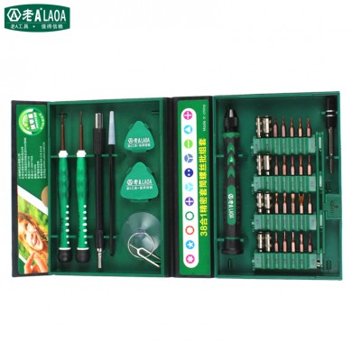 LAOA 38 in 1   Precise precision Screwdrivers Repair Tools Kit Tool Set Hand tools Repair for Cell Phones Iphone Clock Watch