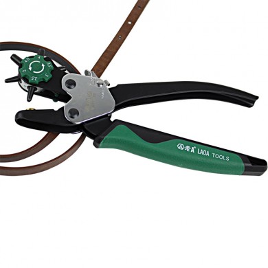 LAOA  Leather Canvas watch Belt Punch Pliers Punching Holes and Cutter Round Holes