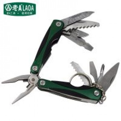 9in1 Outdoor Steel Multi Tool Plier Portable Pocket Mini Folded Camping Kit steel handle folding safety knife survival hand tool