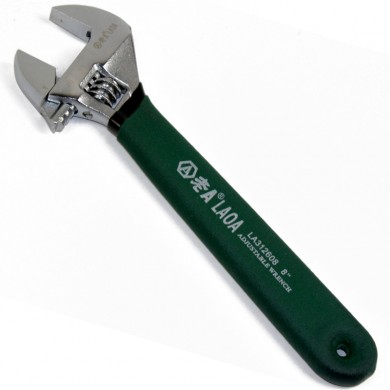 12 Inch Non-slip Tool Steel Stainless steel Monkey Hex Key Wrench Adjustable Spanner Handle Tools