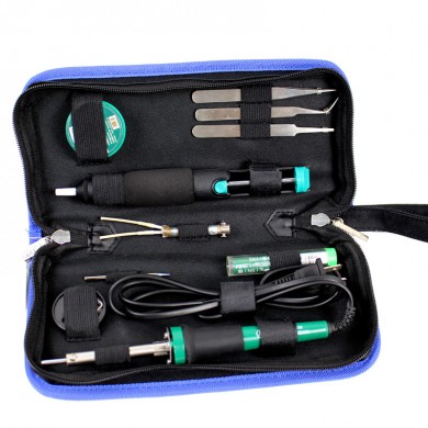 11PCS Mobile phone repair use high quality plastic handle external heat type 220V 40W soldering iron
