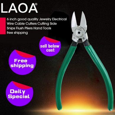 5inch flush plastic pliers Chrome vanadium plastic cutting nippers alloy steel pliers