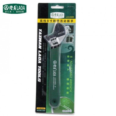 6 Inch Non-slip Tool Steel Stainless steel Monkey Hex Key Wrench Adjustable Spanner Handle Tools