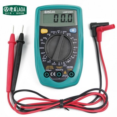 Hand held Electric Voltage Tester Digital Clamp Multimeter AC Portable Multi Meter Amperemeter Multimetro